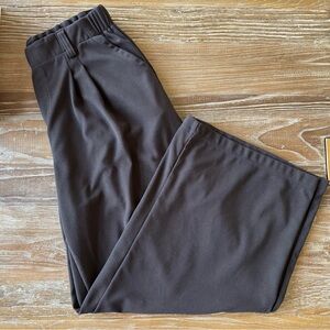 Halara Flex High Waisted Pocket Wide Leg Waffle Work Pants - Size L